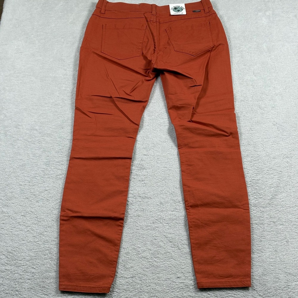 Toad&Co Earthworks 5 Pocket Skinny Pants Auburn Rust Orange Size 4 NWT - Picture 8 of 10